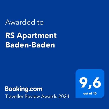 Rs Apartment Baden-Baden Kültér fotó